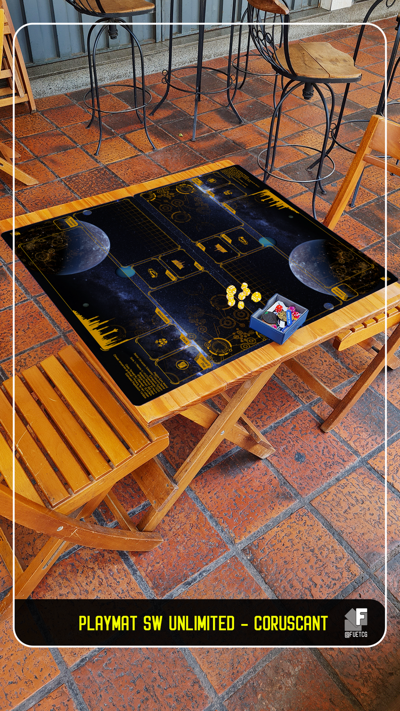 Star Wars Unlimited Coruscant TCG Playmat - Premium and Exclusive Design (1 Player)